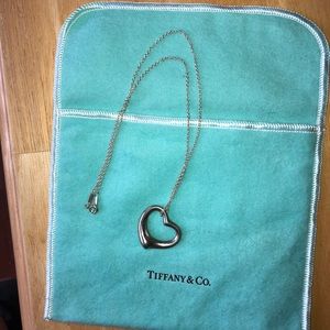 Tiffany sterling silver Elsa Peretti open heart